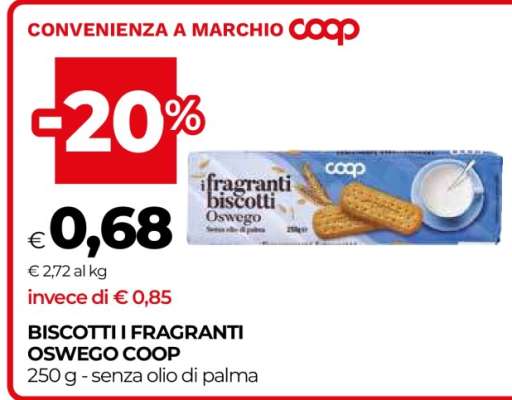 BISCOTTI I FRAGRANTI OSWEGO COOP