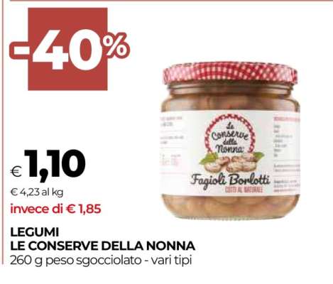 LEGUMI LE CONSERVE DELLA NONNA