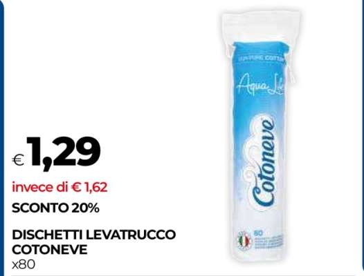 DISCHETTI LEVATRUCCO COTONEVE x80