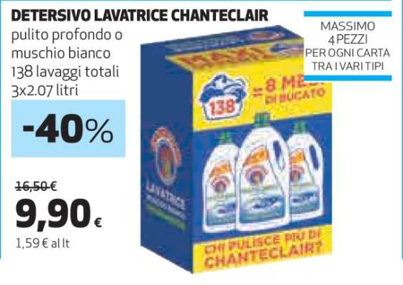 Detersivo Lavatrice Chanteclair