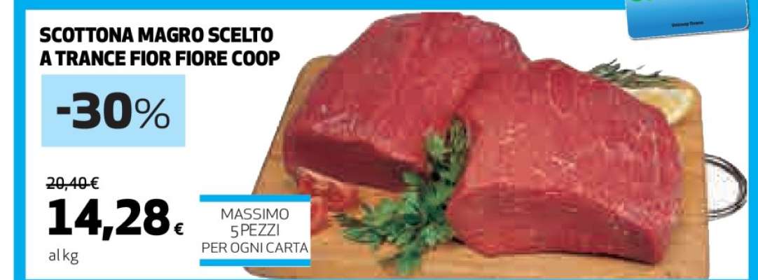 SCOTTONA MAGRO SCELTO A TRANCE FIOR FIORE COOP