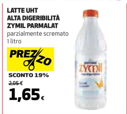 LATTE UHT ALTA DIGERIBILITÀ ZYMIL PARMALAT