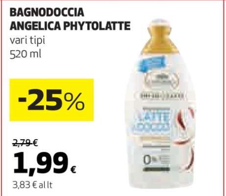 BAGNODOCCIA ANGELICA PHYTOLATTE