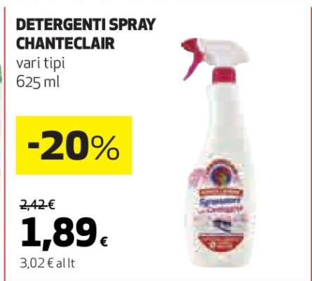 DETERGENTI SPRAY CHANTECLAIR