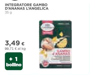 INTEGRATORE GAMBO D'ANANAS L'ANGELICA