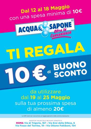 Volantino Acqua & Sapone - 12/5/2025 - 18/5/2025.