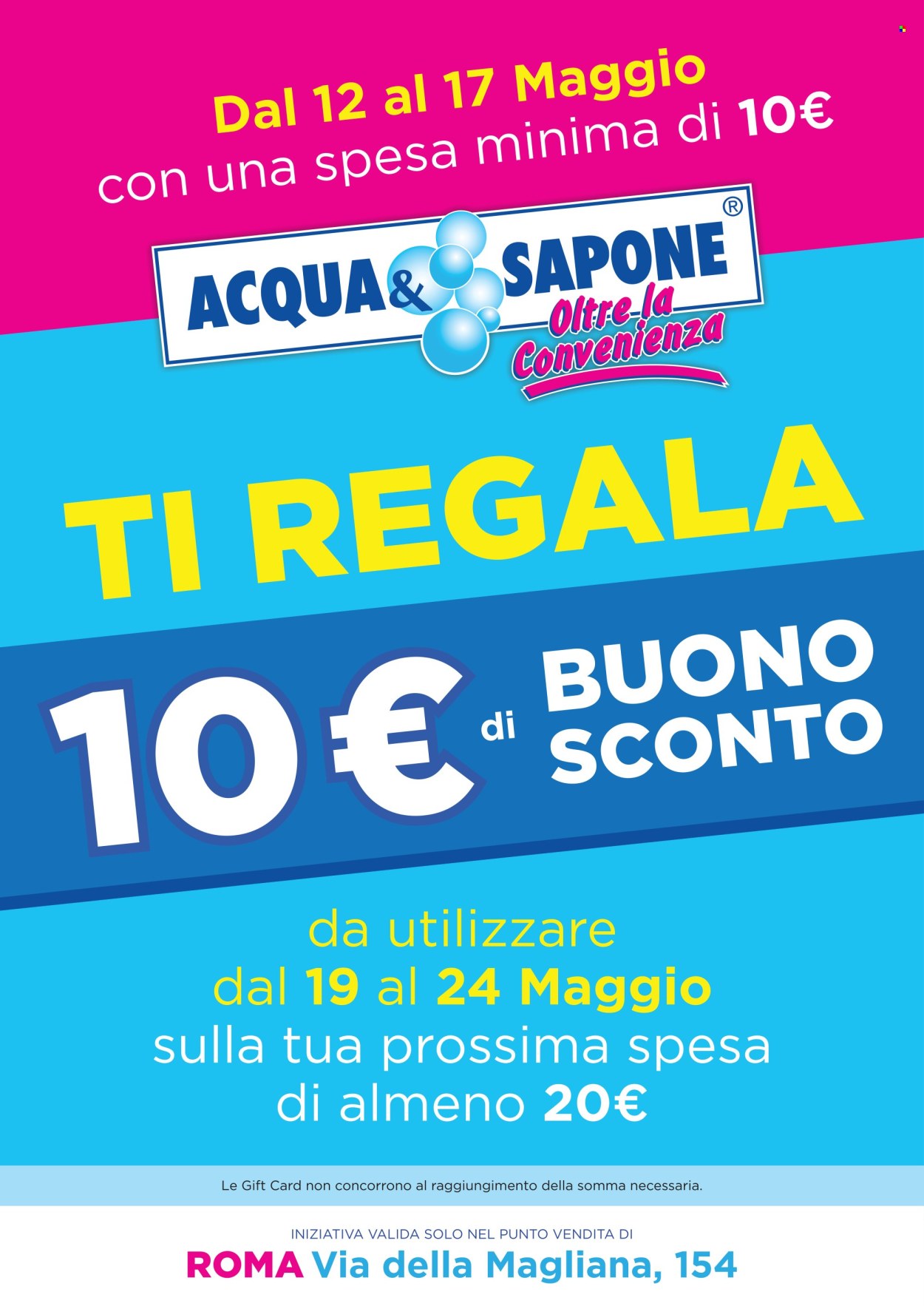 Volantino Acqua & Sapone - 12/5/2025 - 17/5/2025. Pagina 1