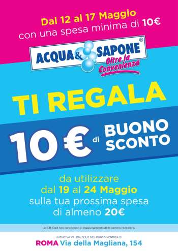 Volantino Acqua & Sapone - 12/5/2025 - 17/5/2025.