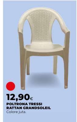 POLTRONA TRESSI RATTAN GRANDSOLEIL