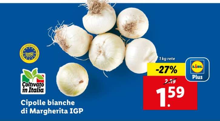 Cipolle bianche di Margherita IGP