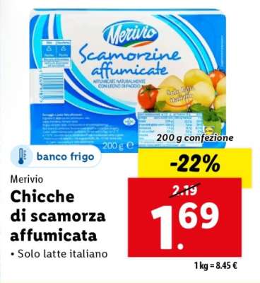 Merivio Chicche di scamorza affumicata