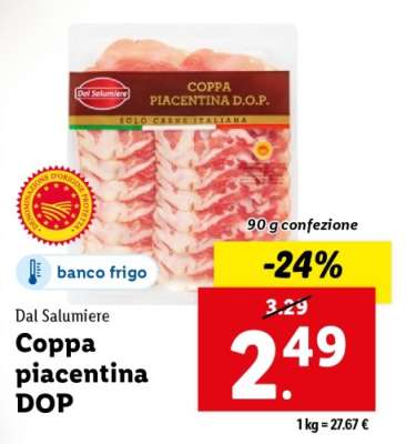 Coppa piacentina DOP