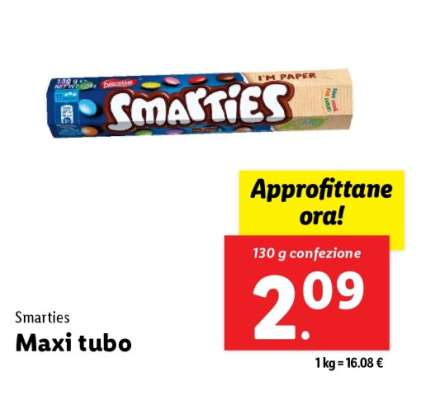 Smarties Maxi tubo