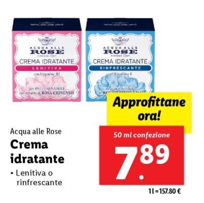 Acqua alle Rose Crema idratante