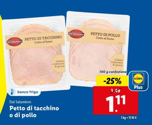Petto di tacchino o di pollo