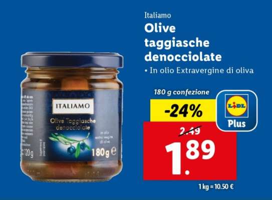 OLIVE TAGGIASCHE DENOCCIOLATE