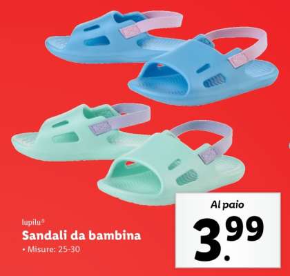 Sandali da bambina