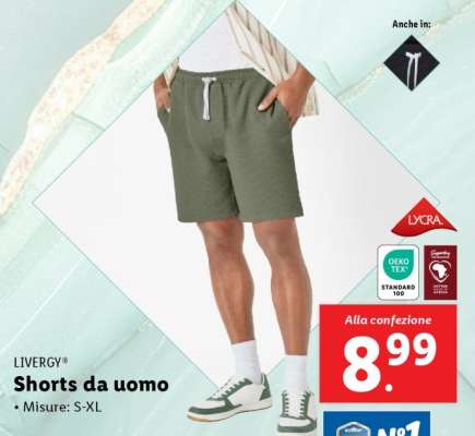 LIVERGY® Shorts da uomo