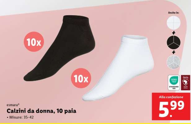 Calzini da donna, 10 paia