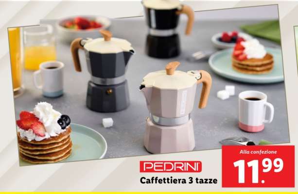 PEDRINI Caffettiera 3 tazze