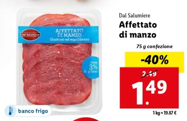 Affettato di manzo