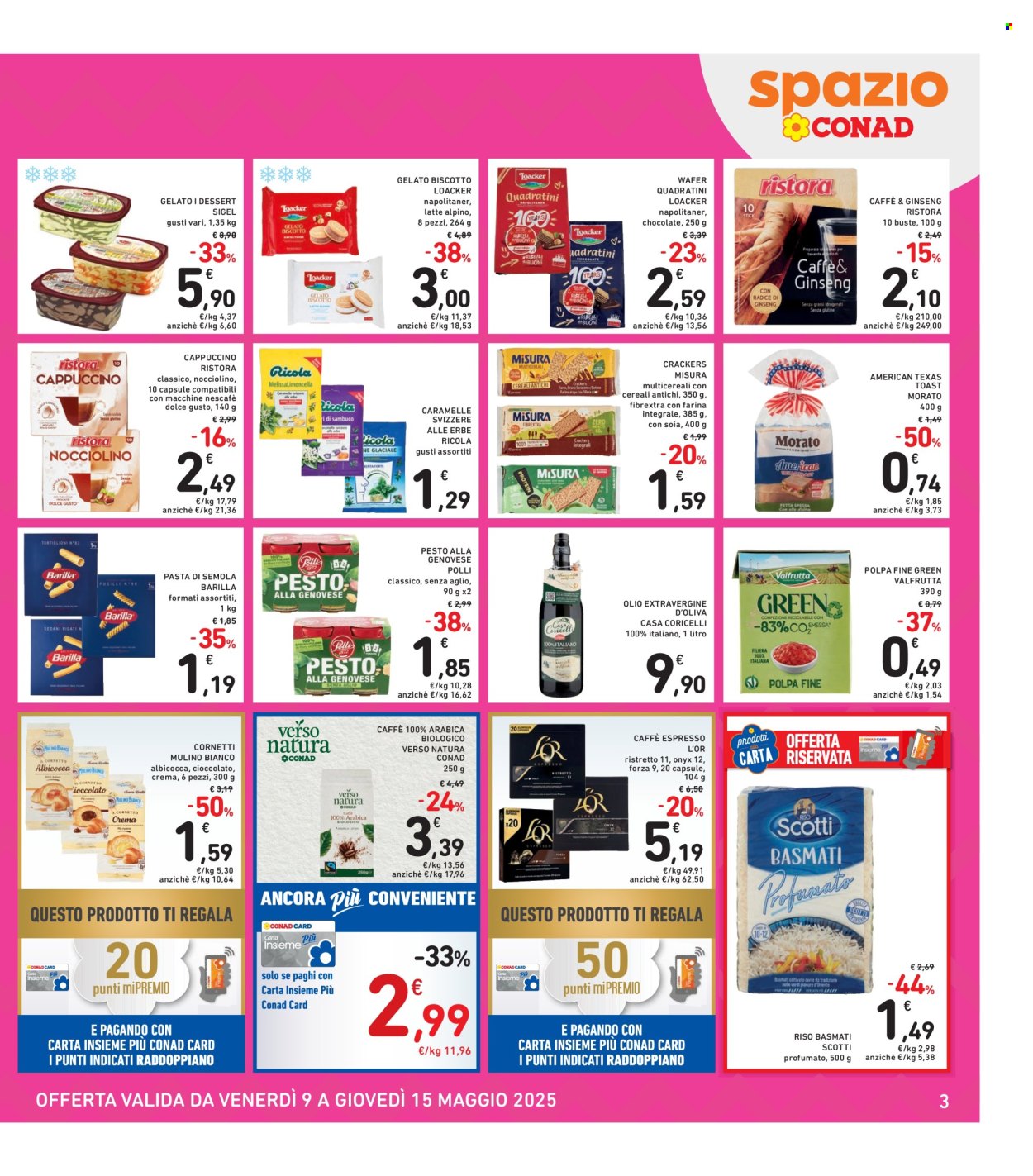 Volantino Spazio Conad - 9/5/2025 - 15/5/2025. Pagina 1