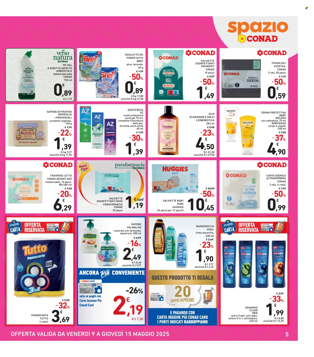 Volantino Spazio Conad - 9/5/2025 - 15/5/2025. Pagina 1