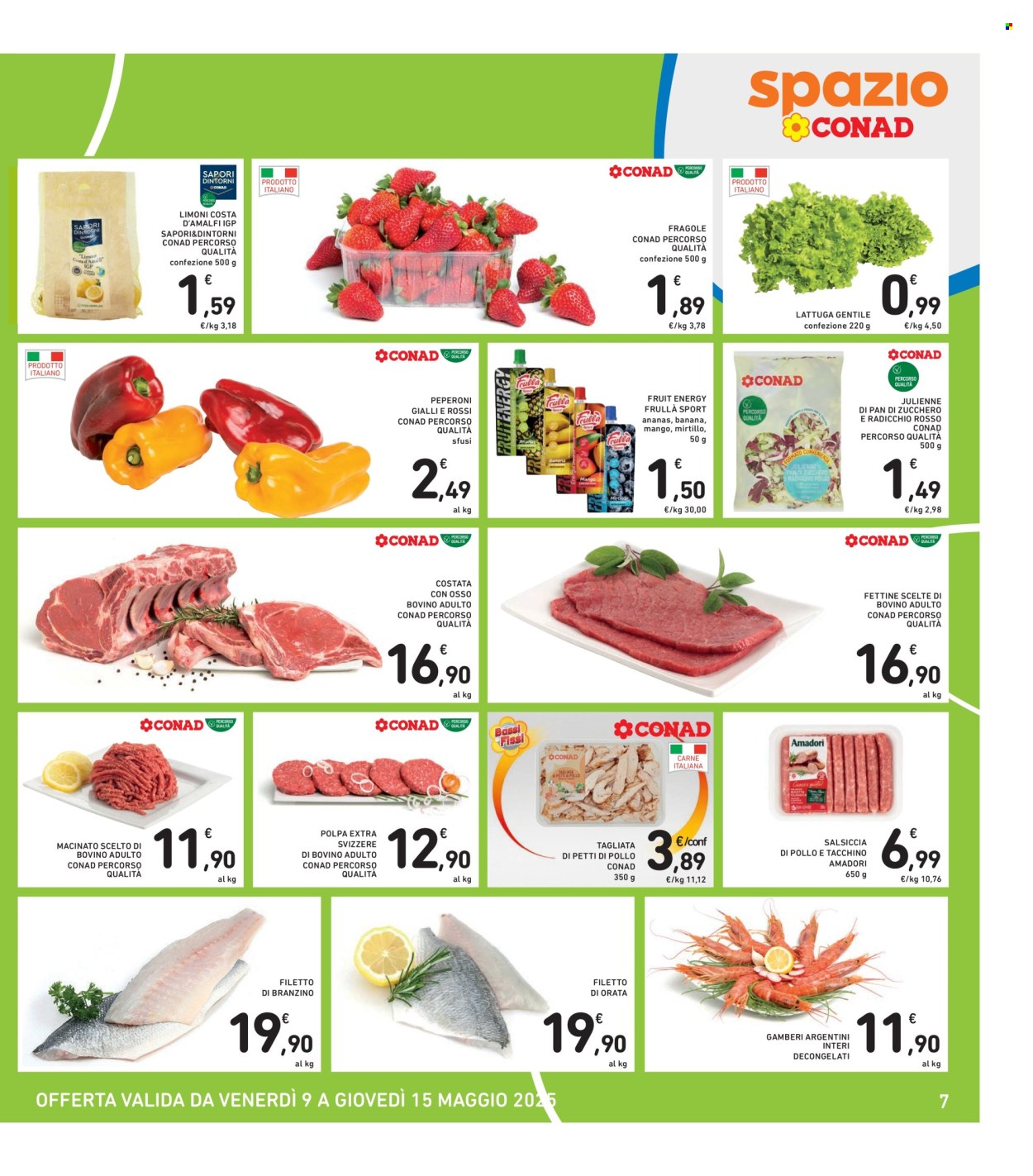 Volantino Spazio Conad - 9/5/2025 - 15/5/2025. Pagina 1