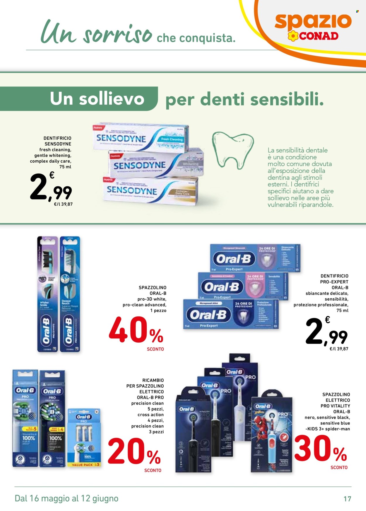 Volantino Spazio Conad - 16/5/2025 - 12/6/2025. Pagina 1