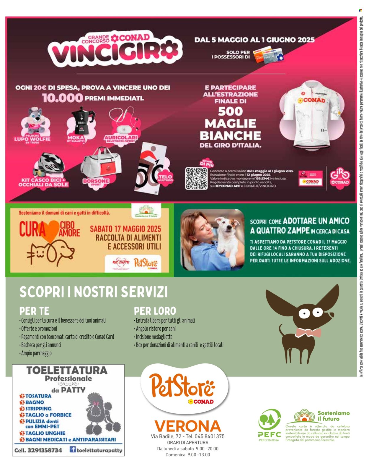 Volantino Pet Store Conad - 24/4/2025 - 21/5/2025. Pagina 1