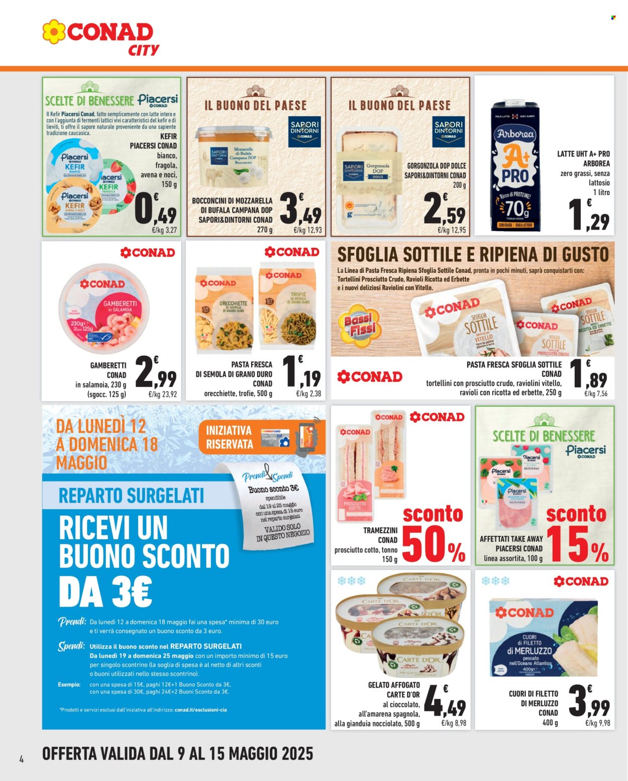 Volantino Conad - 9/5/2025 - 15/5/2025. Pagina 1