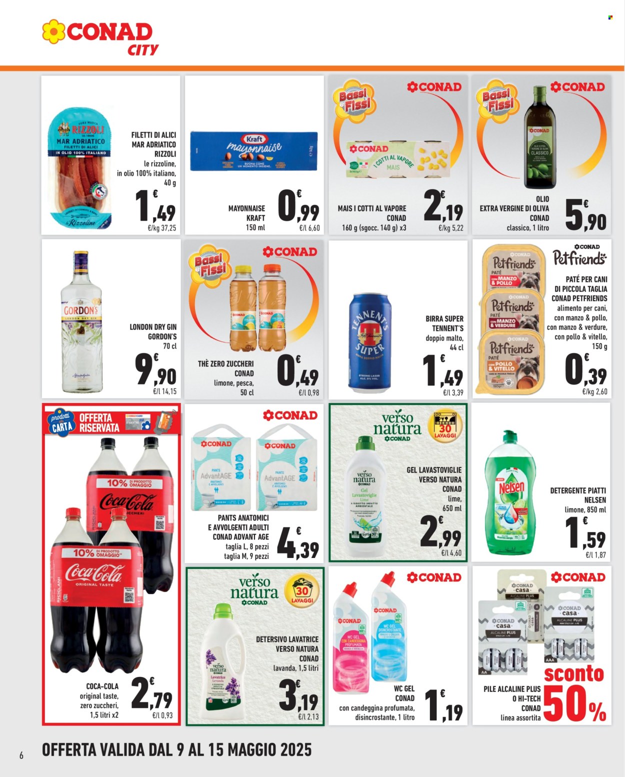 Volantino Conad - 9/5/2025 - 15/5/2025. Pagina 1