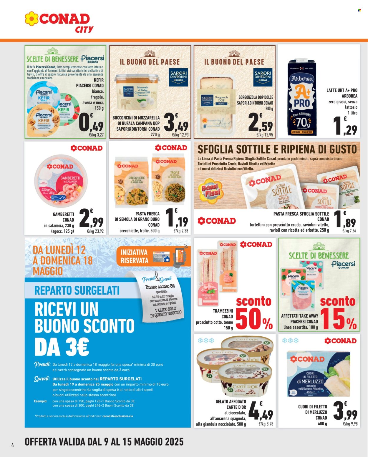 Volantino Conad City - 9/5/2025 - 15/5/2025. Pagina 1