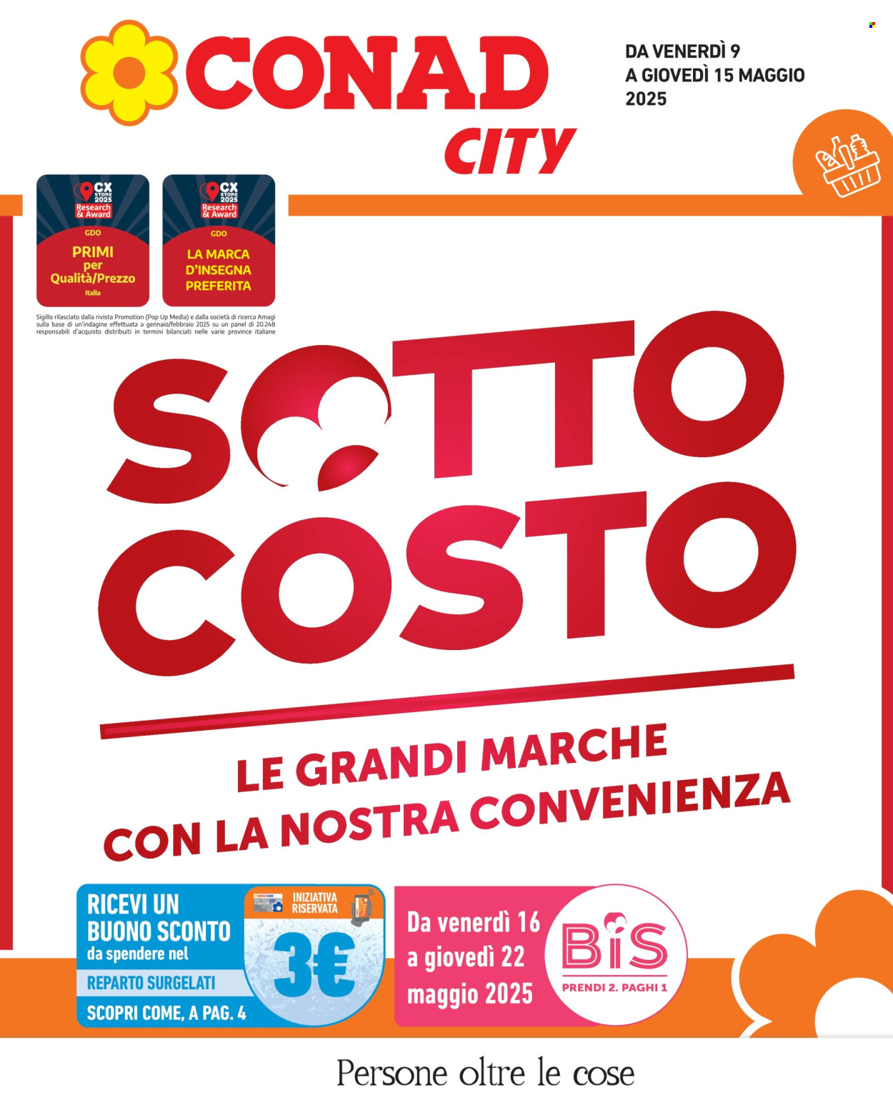 Volantino Conad City - 9/5/2025 - 15/5/2025. Pagina 1