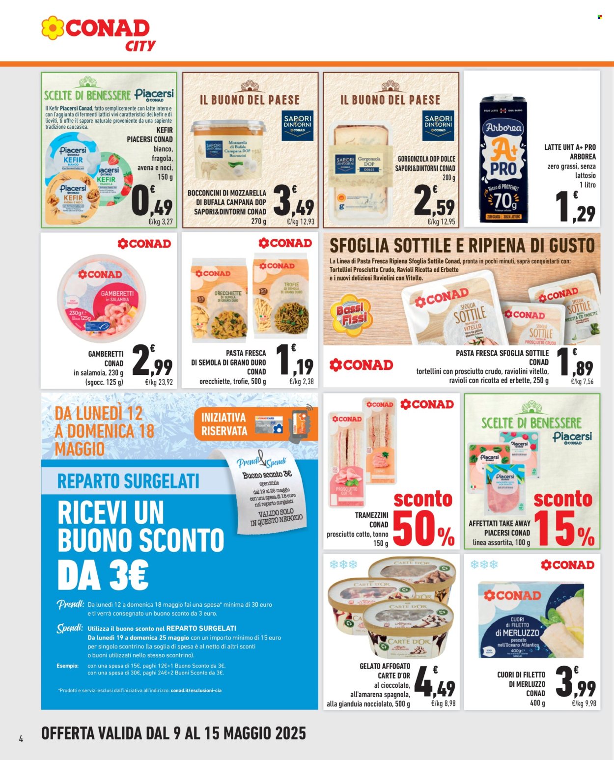 Volantino Conad City - 9/5/2025 - 15/5/2025. Pagina 1