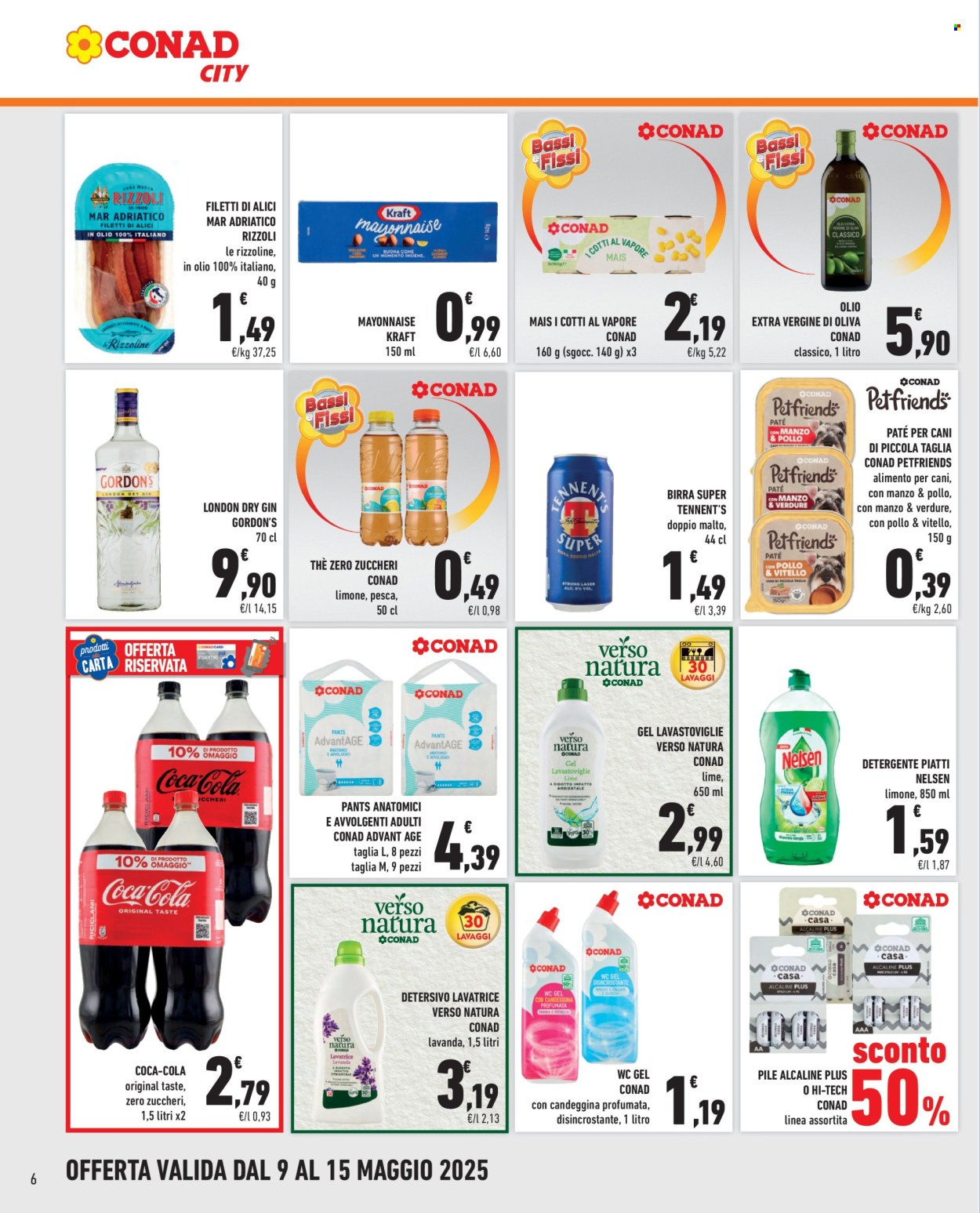 Volantino Conad City - 9/5/2025 - 15/5/2025. Pagina 1