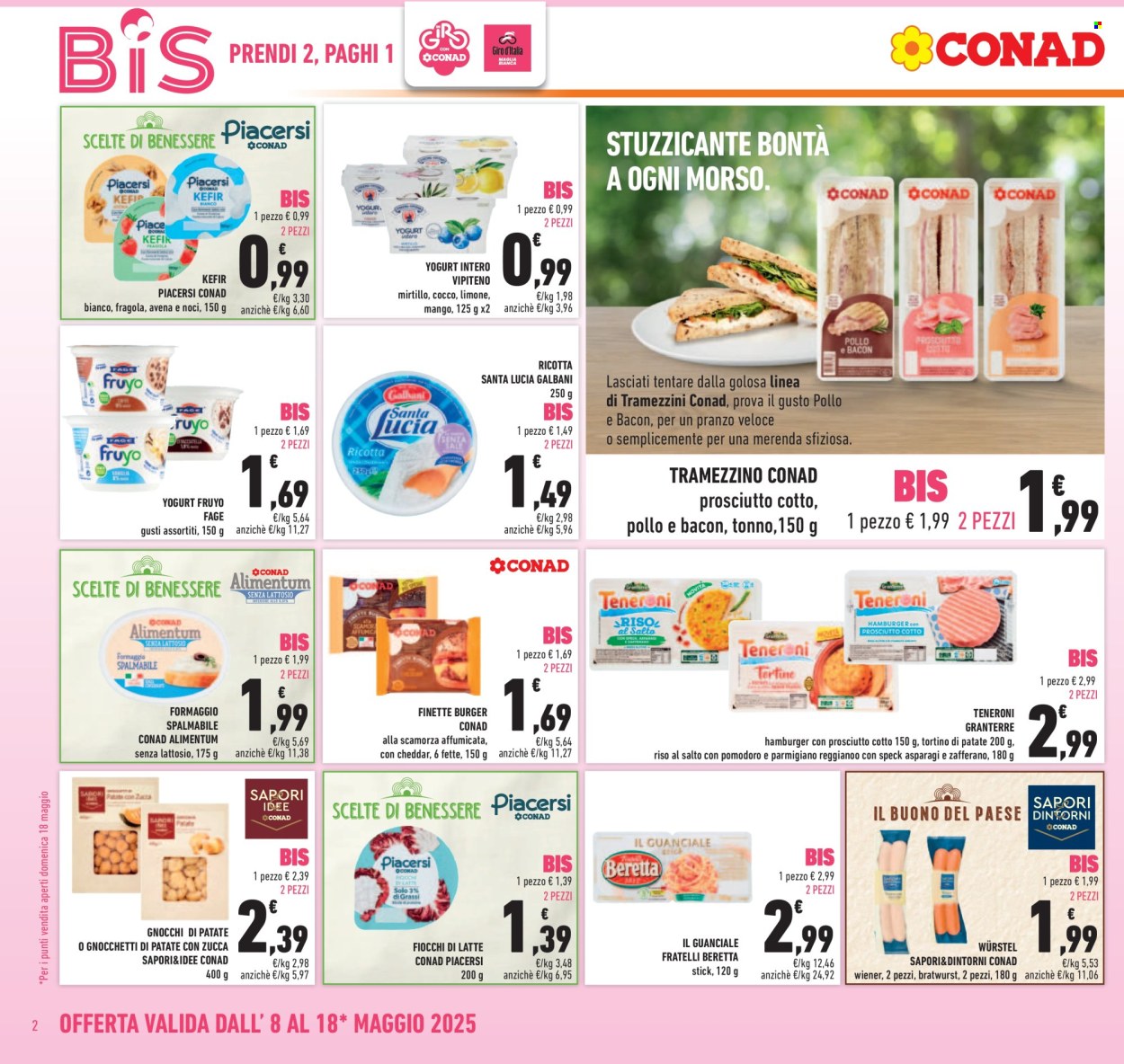 Volantino Conad - 8/5/2025 - 18/5/2025. Pagina 1