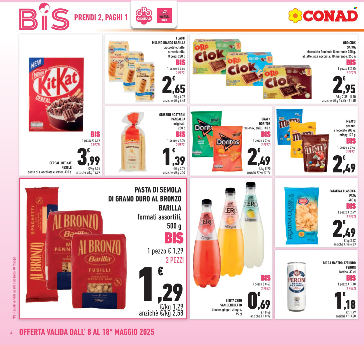 Volantino Conad - 8/5/2025 - 18/5/2025. Pagina 1