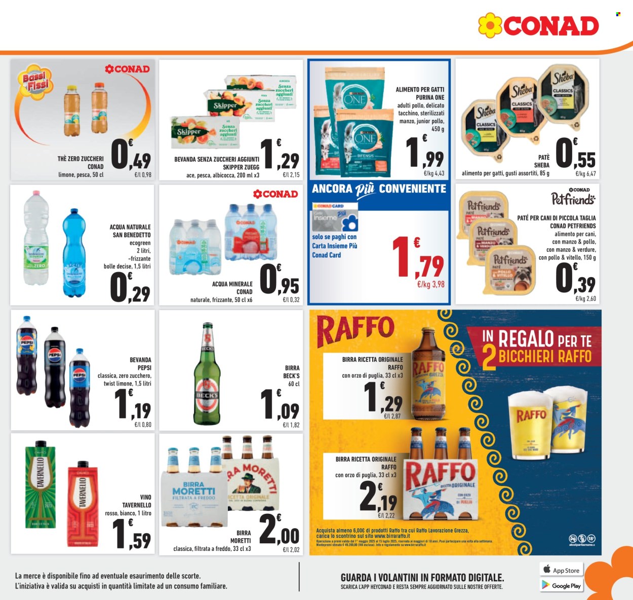Volantino Conad - 8/5/2025 - 18/5/2025. Pagina 1