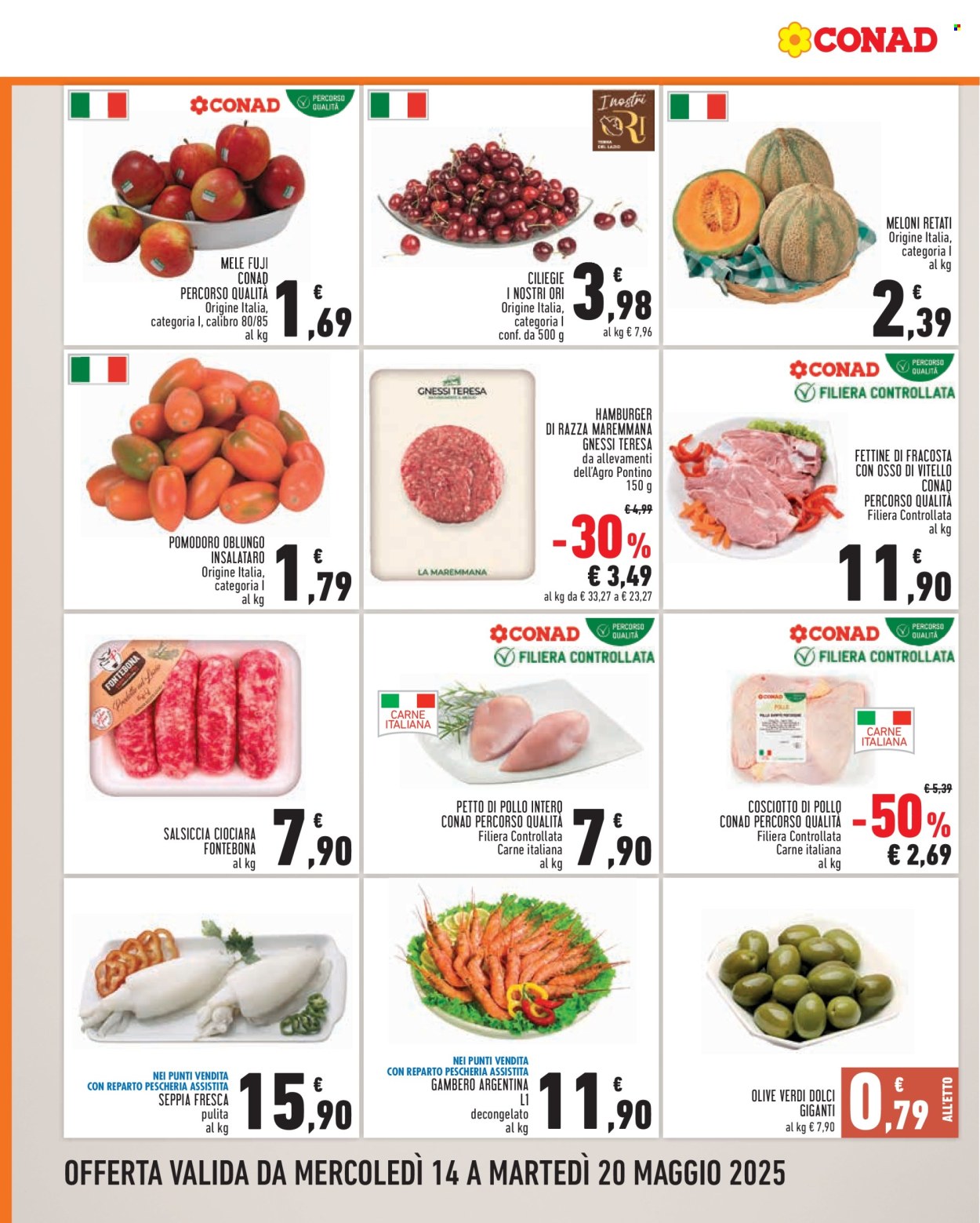 Volantino Conad - 14/5/2025 - 20/5/2025. Pagina 1