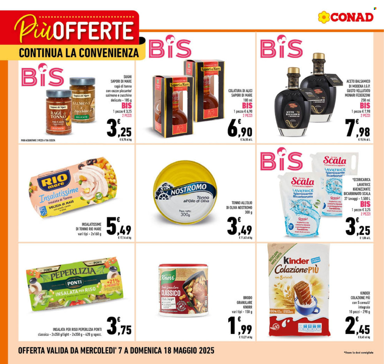 Volantino Conad - 7/5/2025 - 18/5/2025. Pagina 1