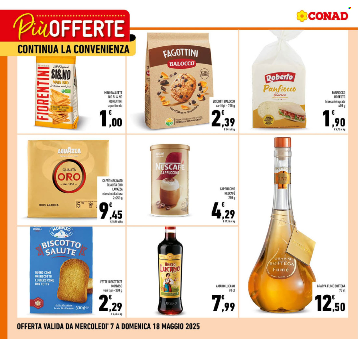 Volantino Conad - 7/5/2025 - 18/5/2025. Pagina 1