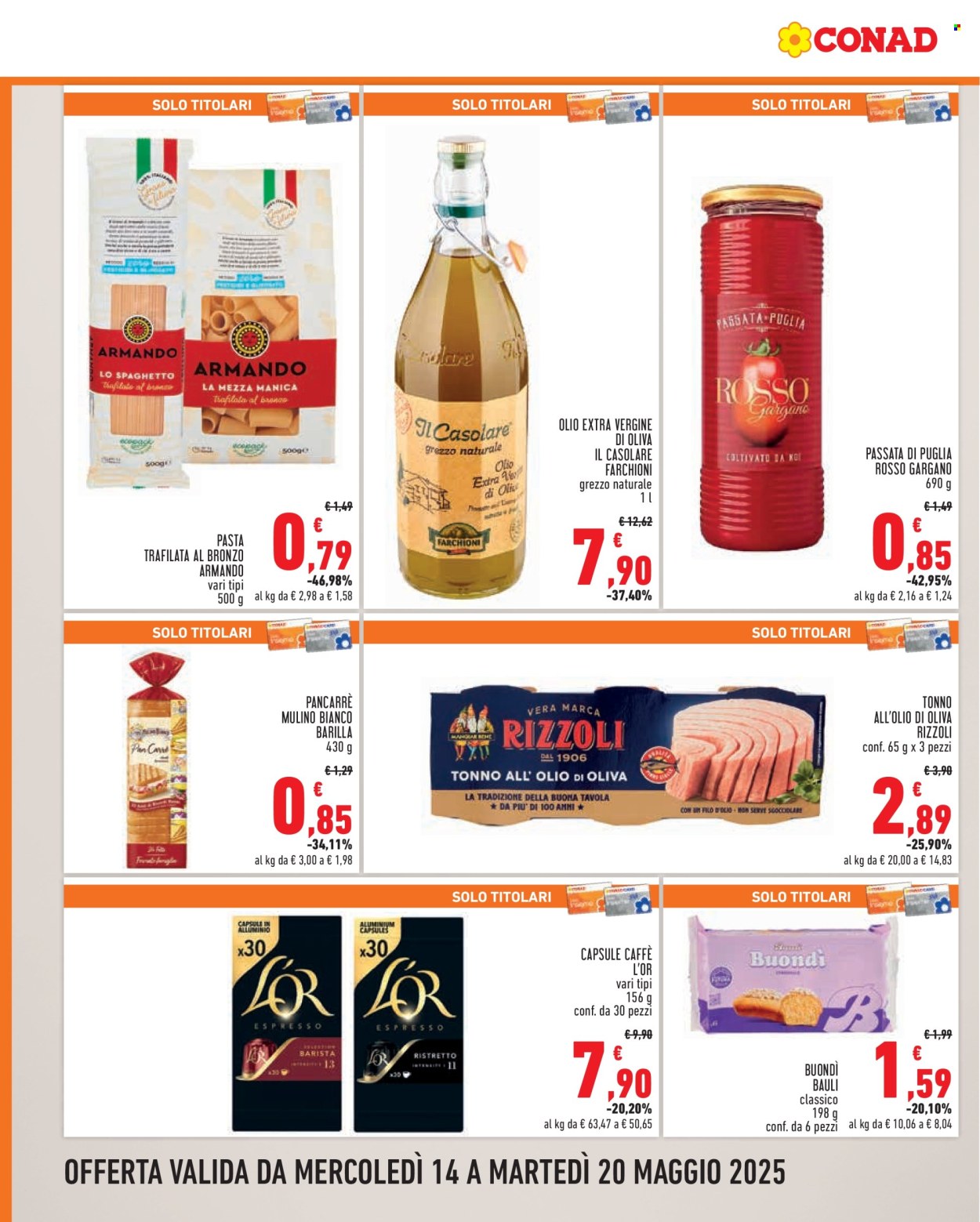 Volantino Conad - 14/5/2025 - 20/5/2025. Pagina 1