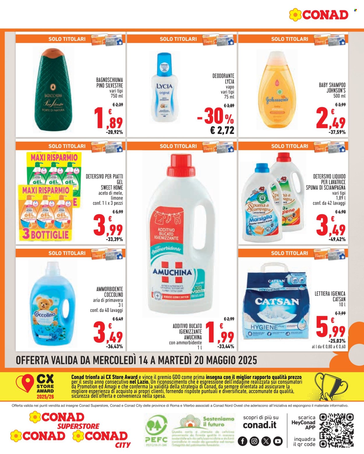 Volantino Conad - 14/5/2025 - 20/5/2025. Pagina 1