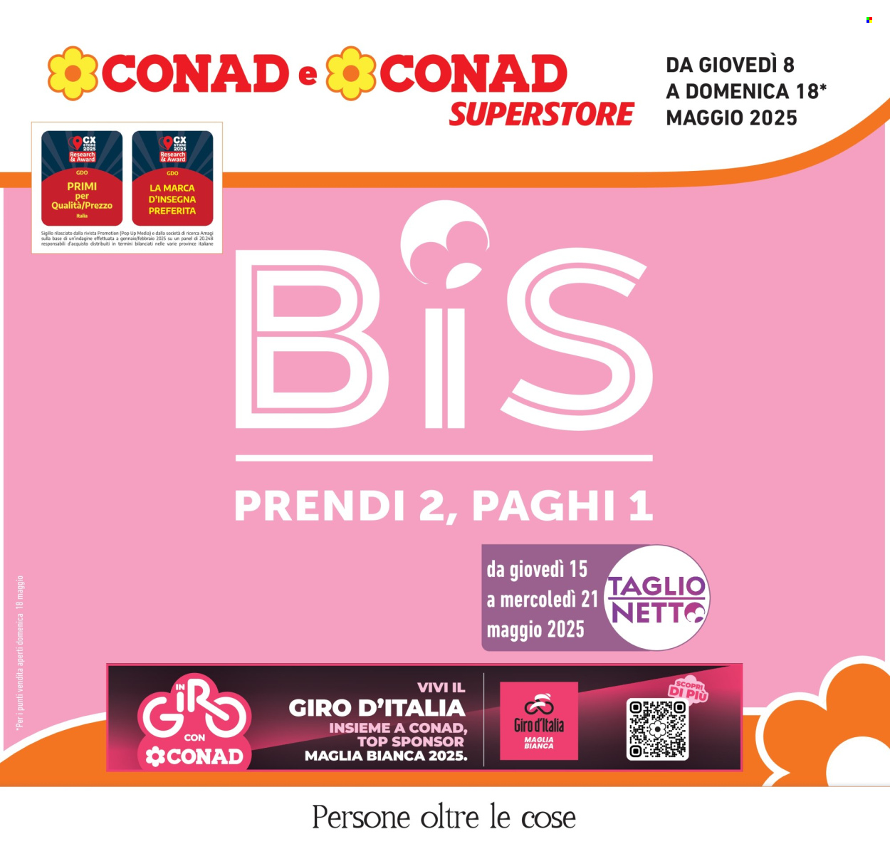 Volantino Conad Superstore - 8/5/2025 - 18/5/2025. Pagina 1