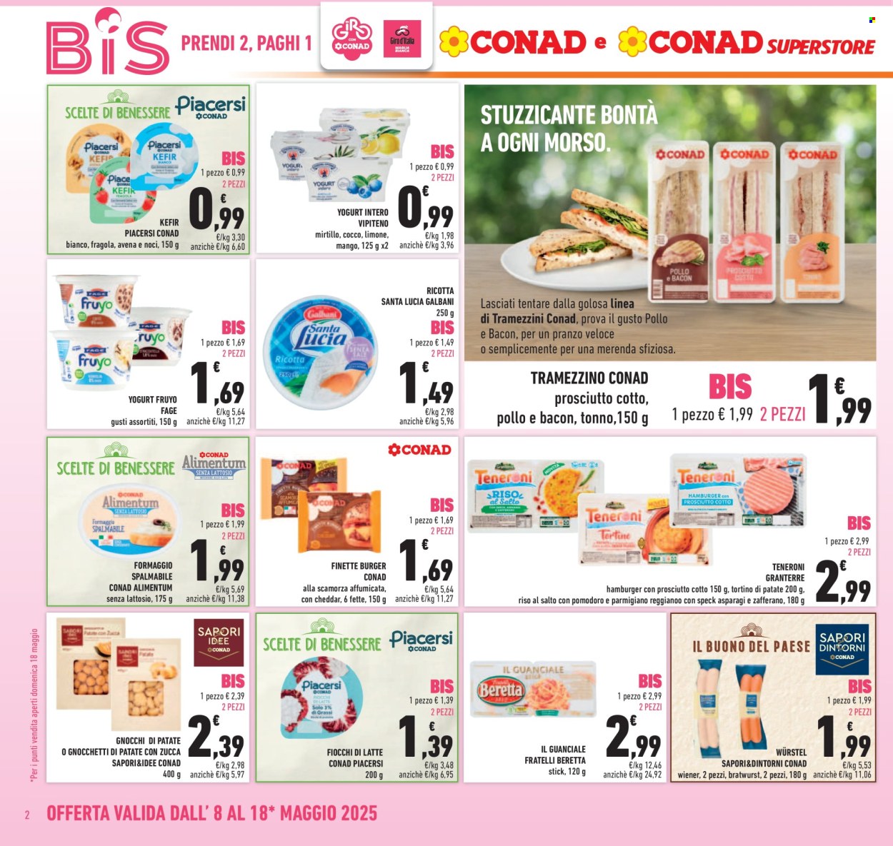 Volantino Conad Superstore - 8/5/2025 - 18/5/2025. Pagina 1