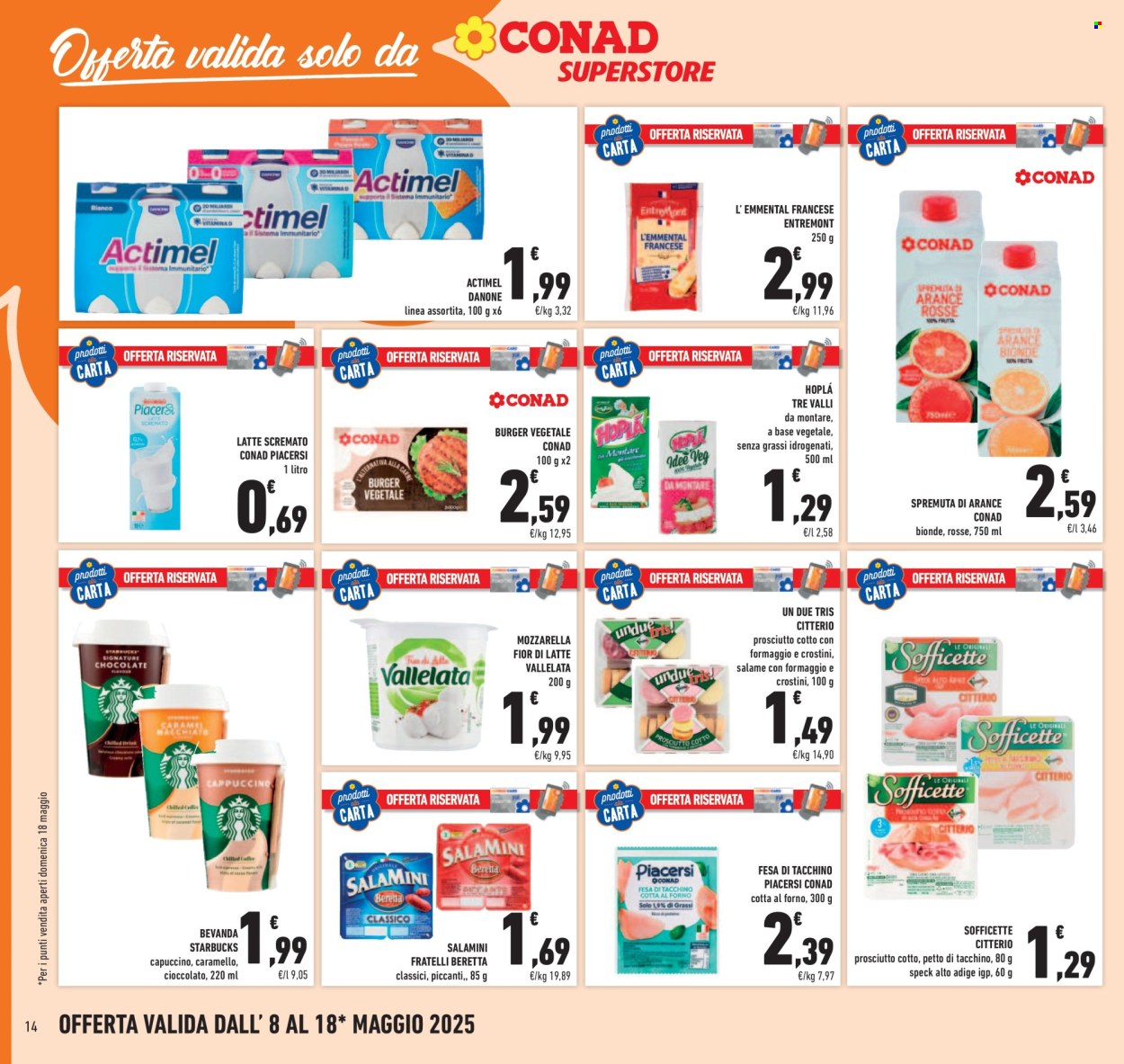 Volantino Conad Superstore - 8/5/2025 - 18/5/2025. Pagina 1