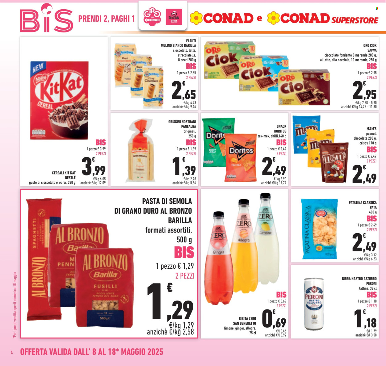 Volantino Conad Superstore - 8/5/2025 - 18/5/2025. Pagina 1