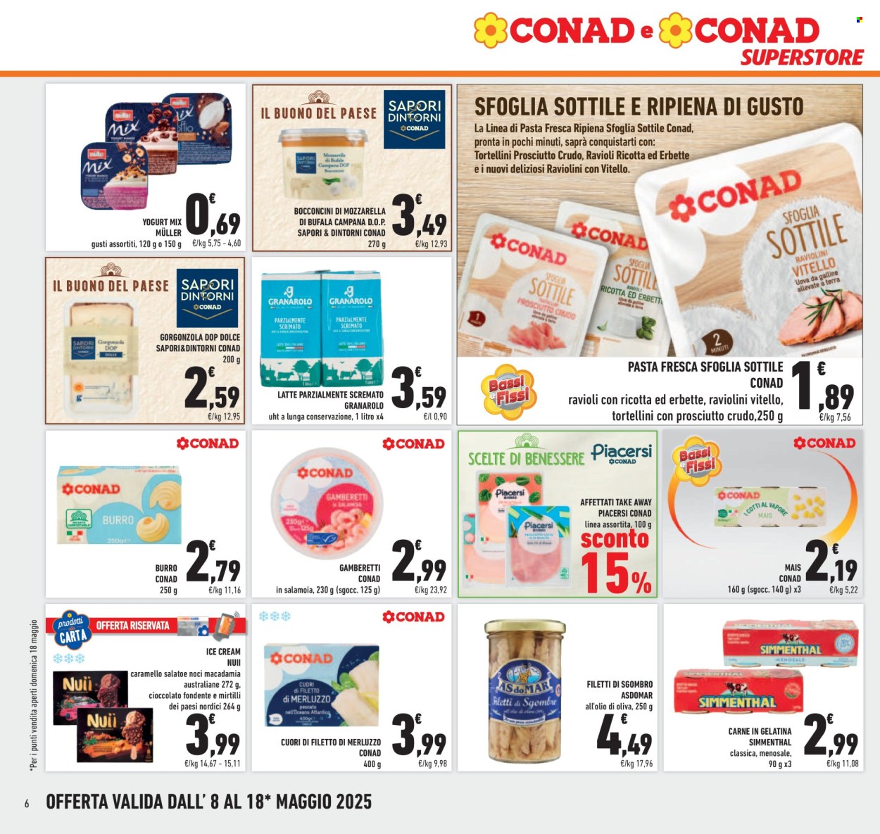 Volantino Conad Superstore - 8/5/2025 - 18/5/2025. Pagina 1