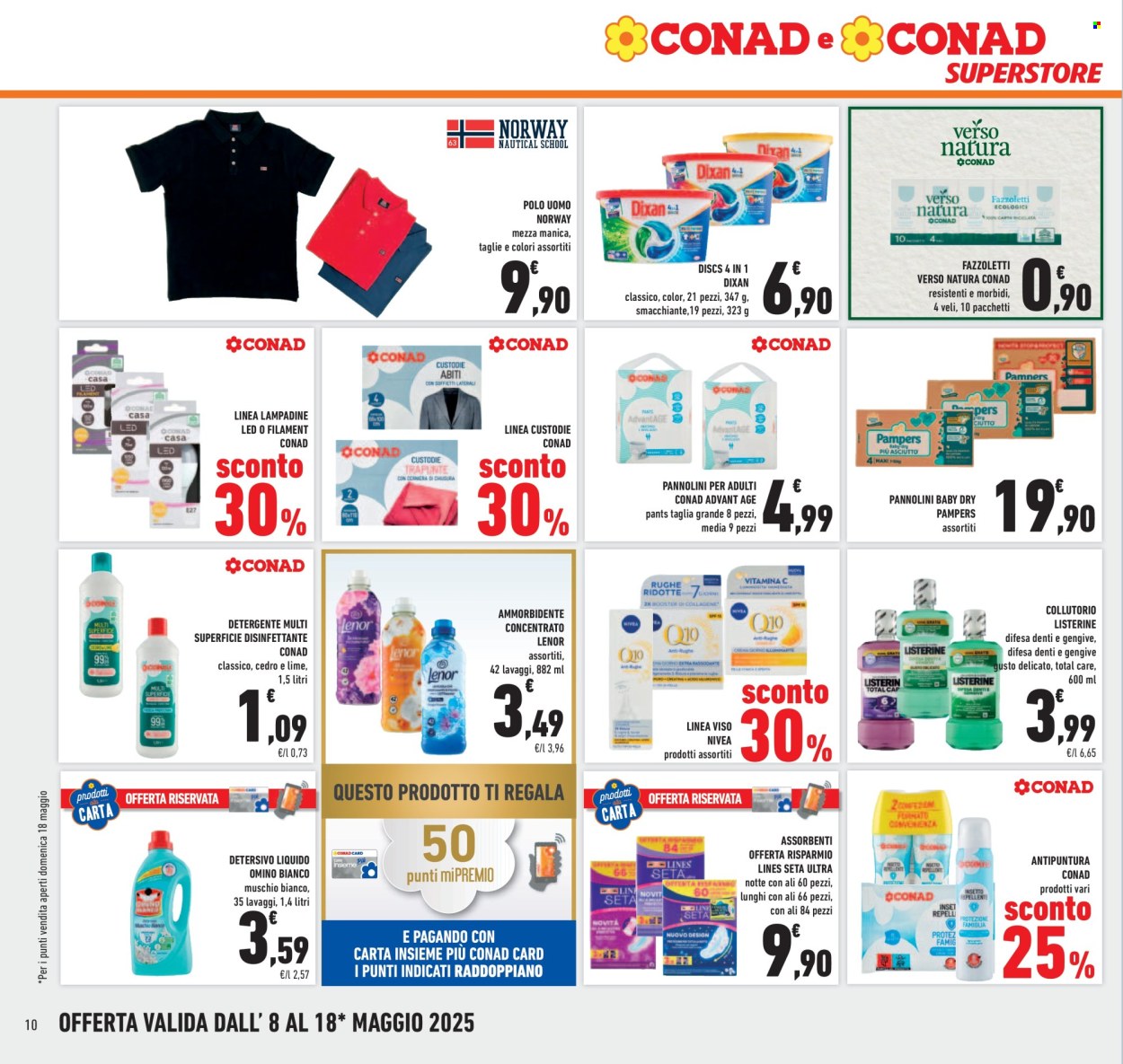 Volantino Conad Superstore - 8/5/2025 - 18/5/2025. Pagina 1